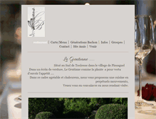 Tablet Screenshot of legentiane.fr